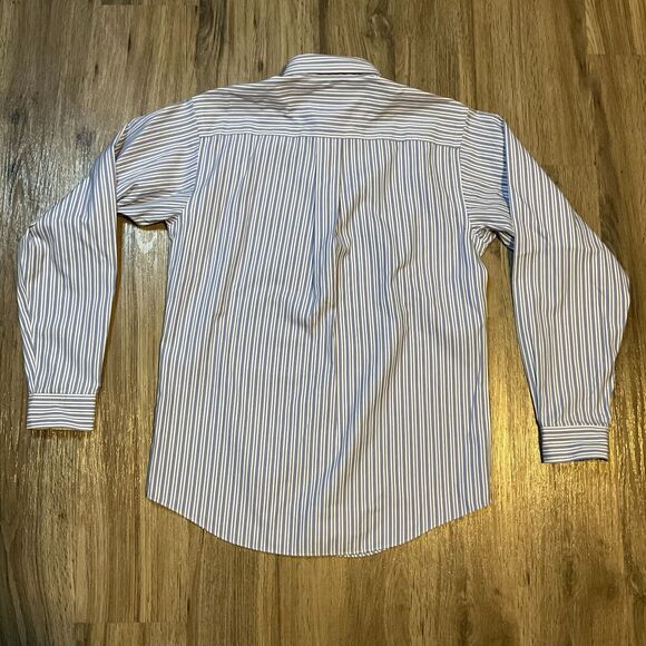 Brooks Brothers‎ Boys Non Iron Button Down Shirt Blue Plaid Large Youth LS - Picture 4 of 6